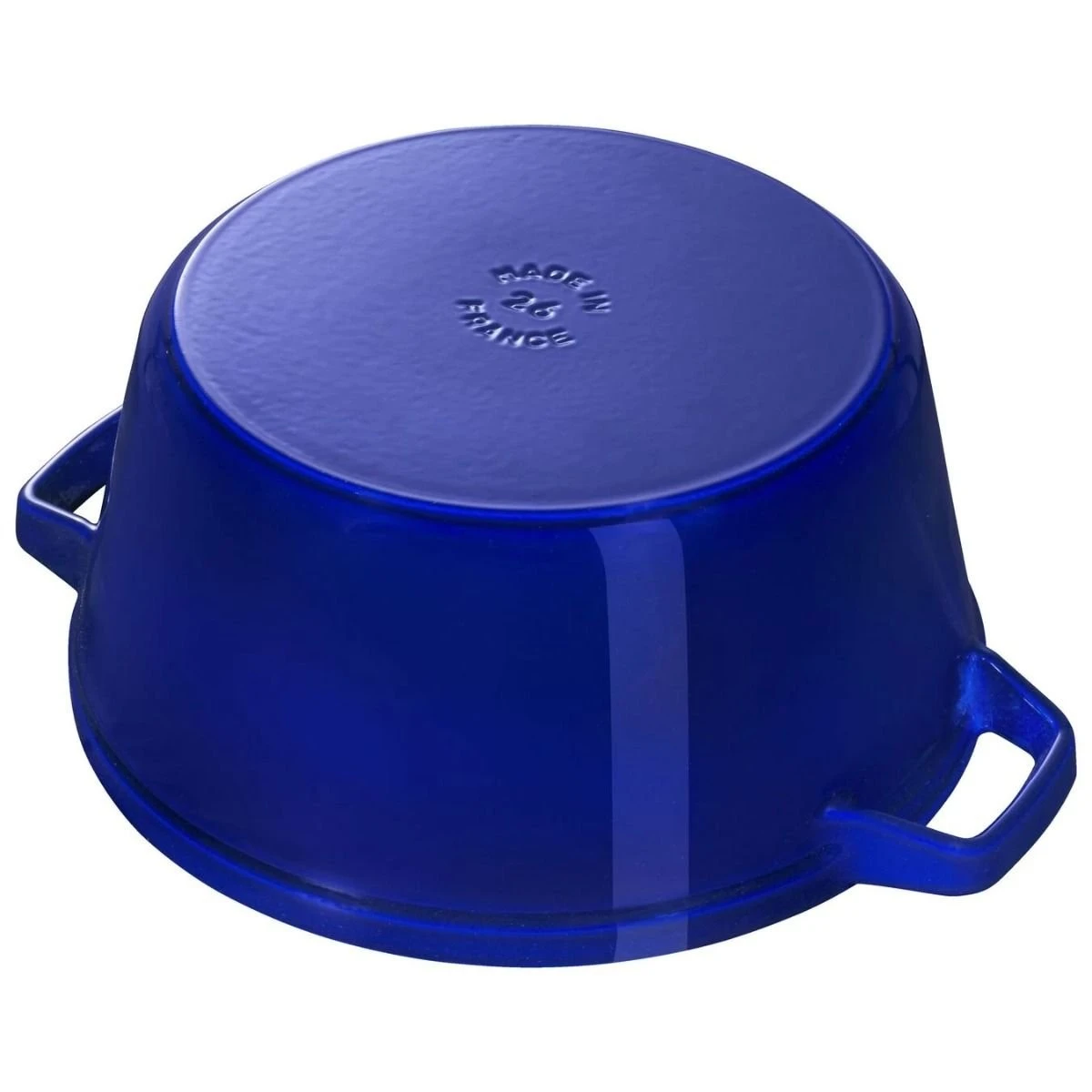 Staub Stackable Cocotte, Braiser, And Grill Pan With Lid | Dark Blue - Image 7