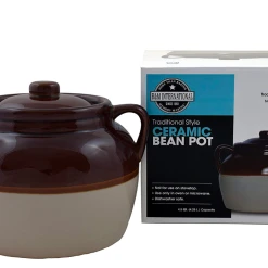 R&M International 4.5 Qt Ceramic Bean Pot