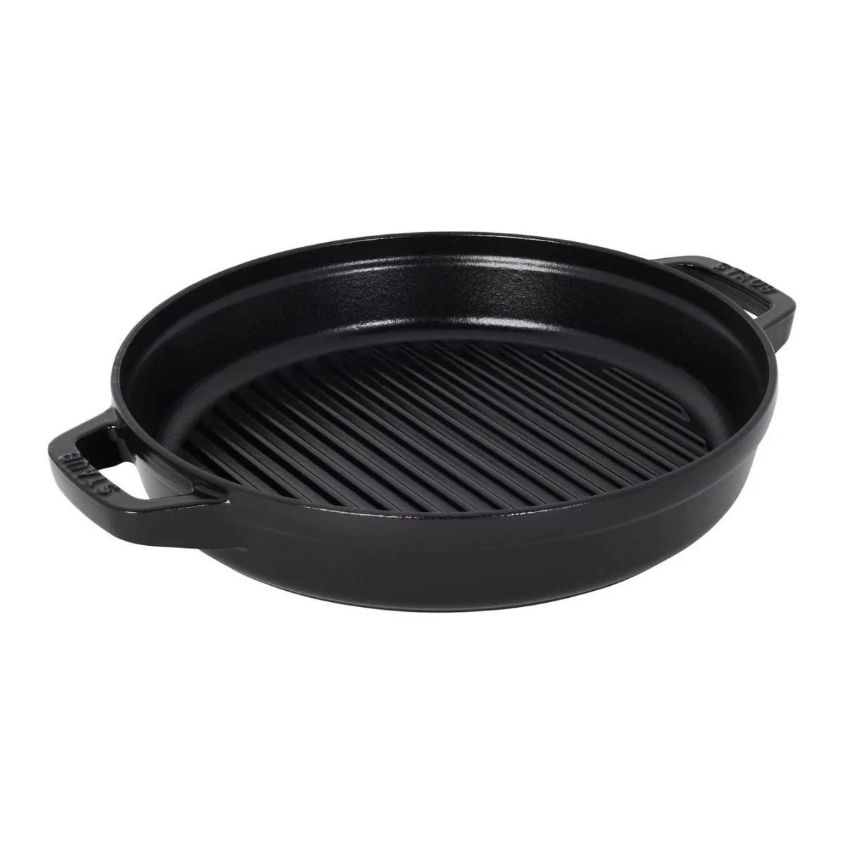 Staub Stackable Cocotte, Braiser, And Grill Pan With Lid | Black - Image 19