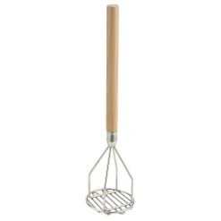 Winco 4" X 18" Round Potato Masher
