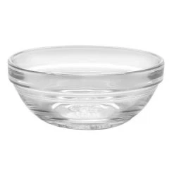 Duralex Lys Stackable 4-Ounce Clear Glass Bowls - Set Of 6