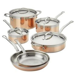 Hestan CopperBond Induction Cookware 10-Piece Set