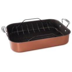 Nordic Ware Extra Large Copper Turkey Roaster With Rack