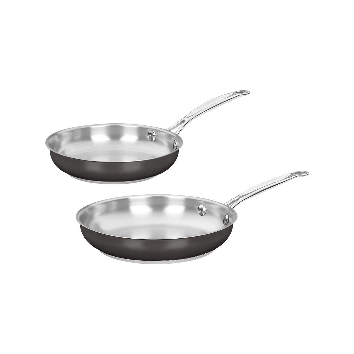 Cuisinart 11-Piece Black Stainless Cookware Set - Image 5