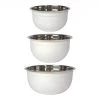 Danica Brands Now Designs By Danica Stainless Steel Mixing Bowls (Set Of 3) | Matte White