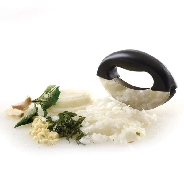 Norpro Stainless Steel Mezzaluna Chopper Knife - Image 4