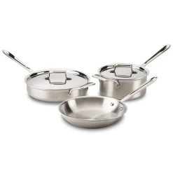 All-Clad D5 Brushed Stainless Steel Cookware Set | 5-Piece