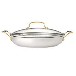 Cuisinart Mineral Stainless Steel Everyday Pan With Cover | 12"