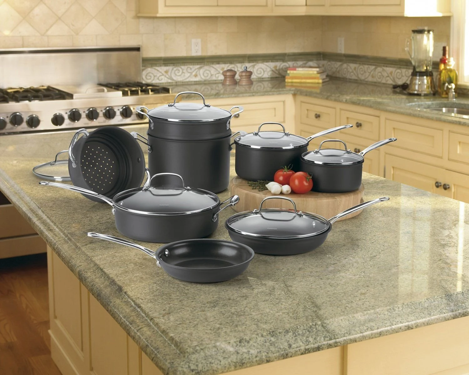Cuisinart Chef's Classic Hard Anodized Nonstick Cookware Set | 14-Piece - Image 2