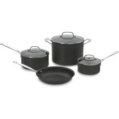 Cuisinart Chef's Classic Hard Anodized Nonstick Cookware Set | 7-Piece