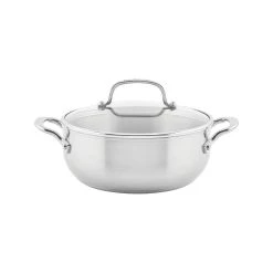 KitchenAid Non-Electrics KitchenAid 4 Qt. Stainless Steel 3-Ply Casserole Dish/Pan With Lid