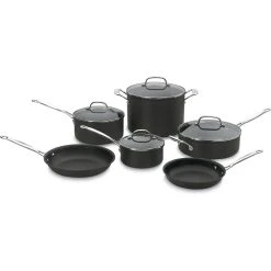 Cuisinart Chef's Classic Hard Anodized Nonstick Cookware Set | 10-Piece