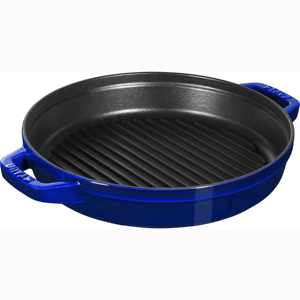 Staub Stackable Cocotte, Braiser, And Grill Pan With Lid | Dark Blue - Image 5