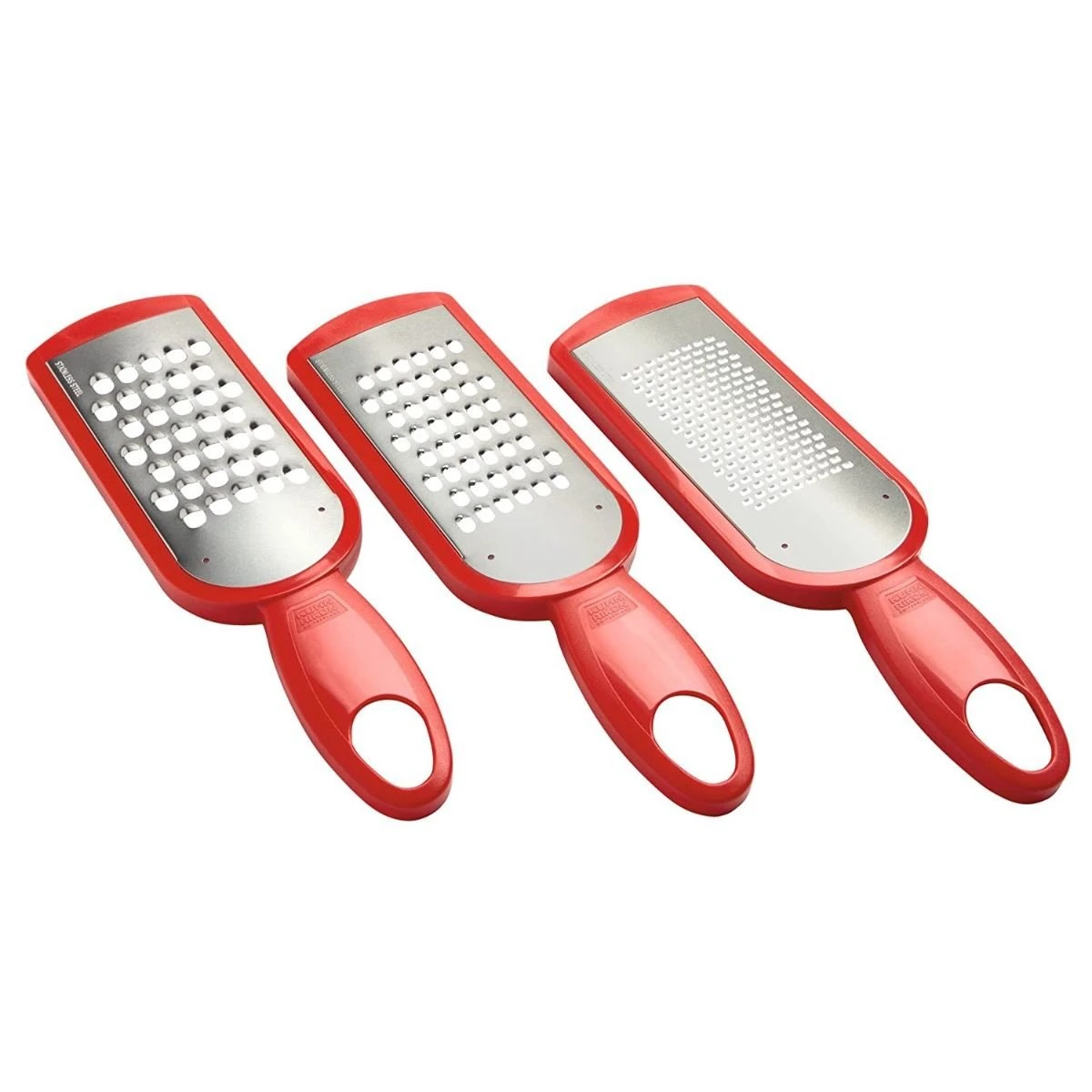 Kuhn Rikon Swiss Grater Set With Storage Caddy | Red - Image 4