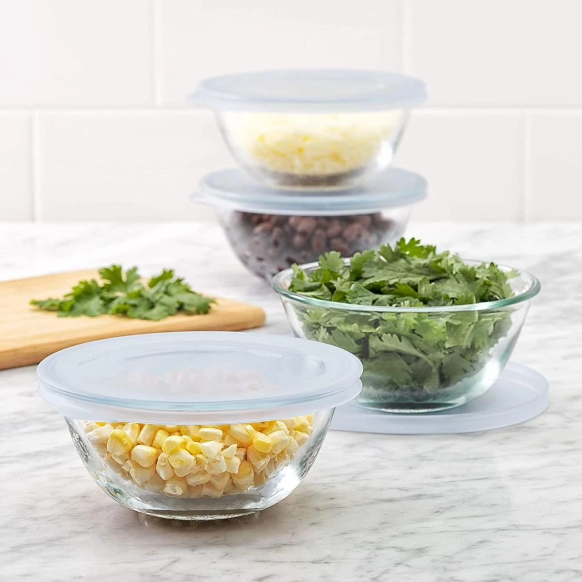 OXO 8-Piece Glass Prep Bowls - Image 5