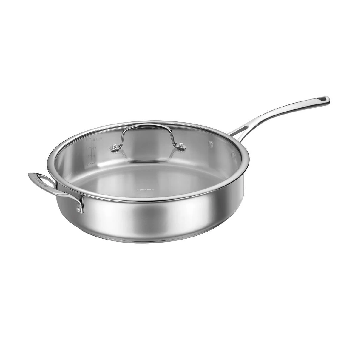 Cuisinart Forever Stainless Saute Pan With Helper Handle & Cover | 5.5 Qt. - Image 2