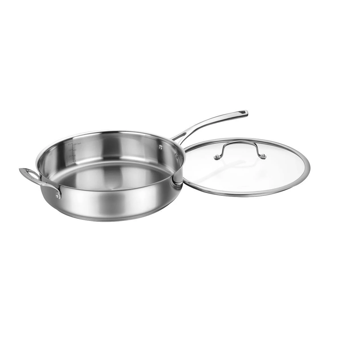 Cuisinart Forever Stainless Saute Pan With Helper Handle & Cover | 5.5 Qt.