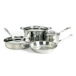 All-Clad Copper Core 5-Ply Bonded Stainless Steel Cookware Set | 7-Piece
