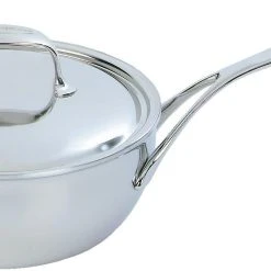 Demeyere Atlantis Conic Saute Pan W/ Lid (2.1QT)