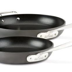 All-Clad HA1 Hard Anodized Nonstick Fry Pan Set (10" & 12") | 2-Piece