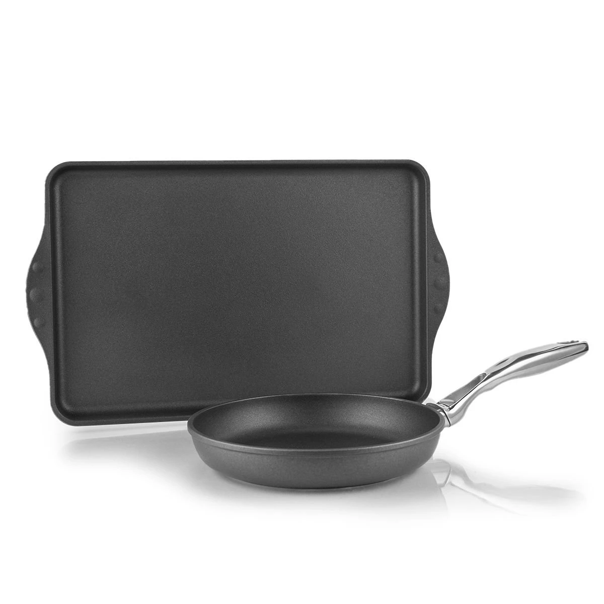 Swiss Diamond HD 9.5" Fry Pan With Griddle Set