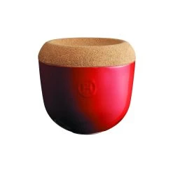 Emile Henry 1.1 Qt. Garlic Pot | Burgundy