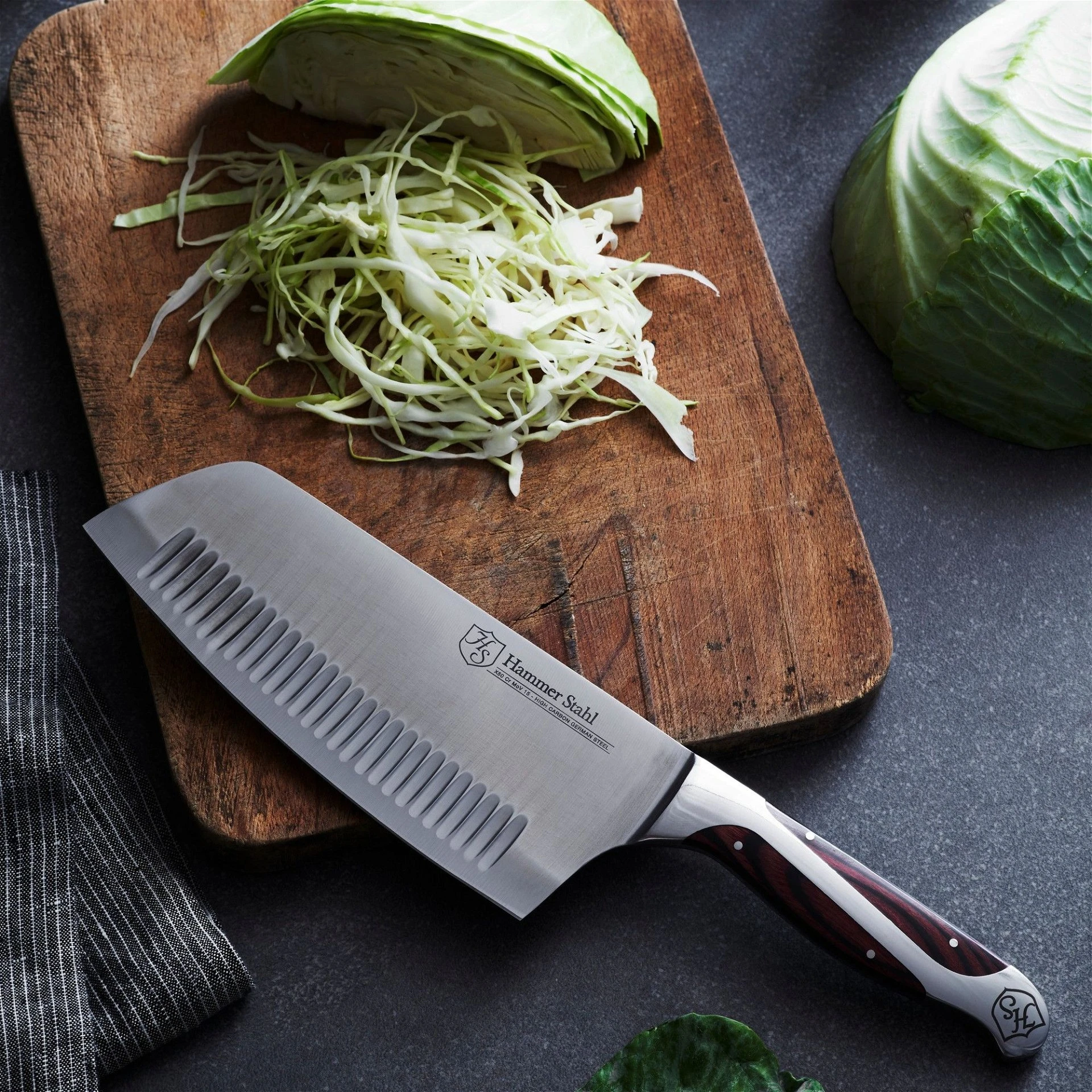 Hammer Stahl Cutlery 7" Vegetable Cleaver - Image 2