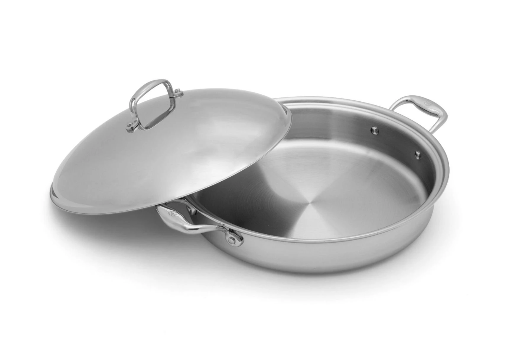 Heritage Steel Cookware Stainless Steel Sauteuse With Lid | 5 Qt. - Image 3