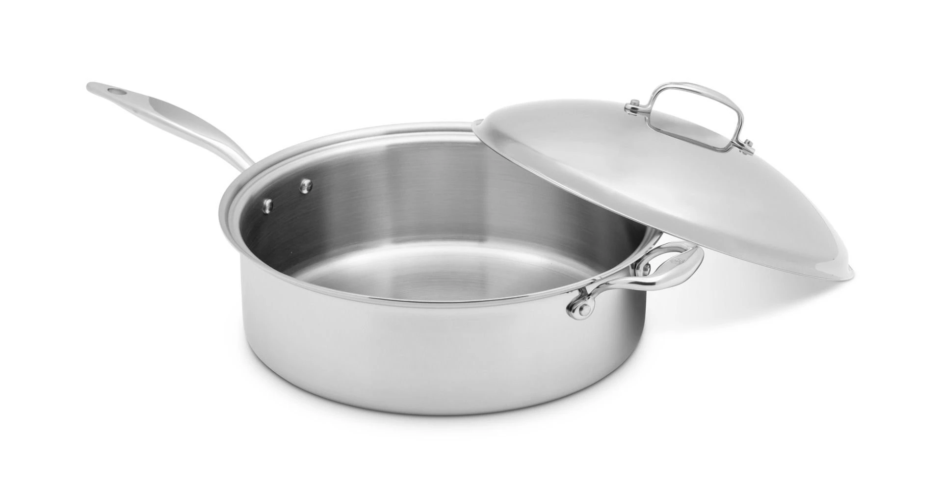 Heritage Steel Cookware Stainless Steel Family Sauté Pan With Lid | 8 Qt. - Image 3