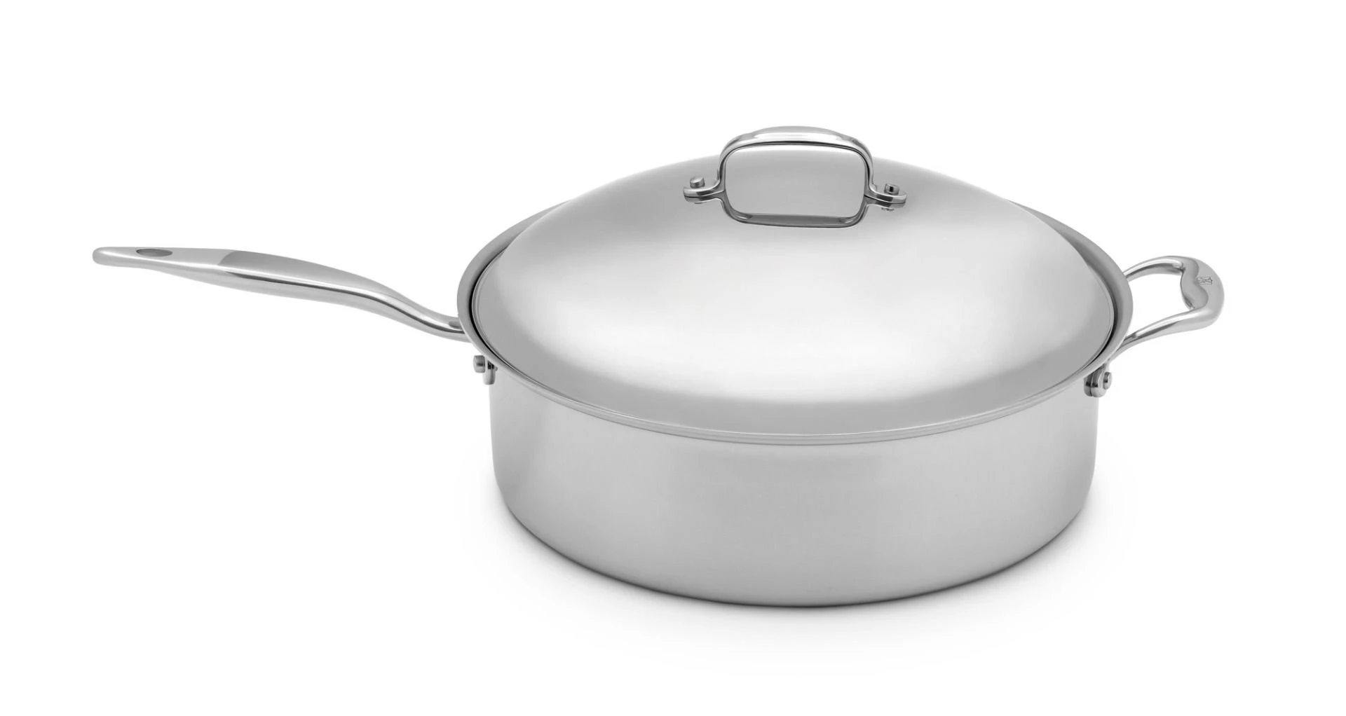 Heritage Steel Cookware Stainless Steel Family Sauté Pan With Lid | 8 Qt. - Image 2