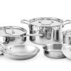 Heritage Steel Cookware Stainless Steel Cookware Set | 10-Piece