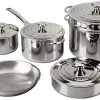 Le Creuset 10-Piece Cookware Set | Tri-Ply Stainless Steel