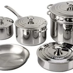 Le Creuset 10-Piece Cookware Set | Tri-Ply Stainless Steel