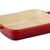 Le Creuset 5.25 Qt. Rectangular Signature Cast Iron Roaster | Cerise/Cherry Red