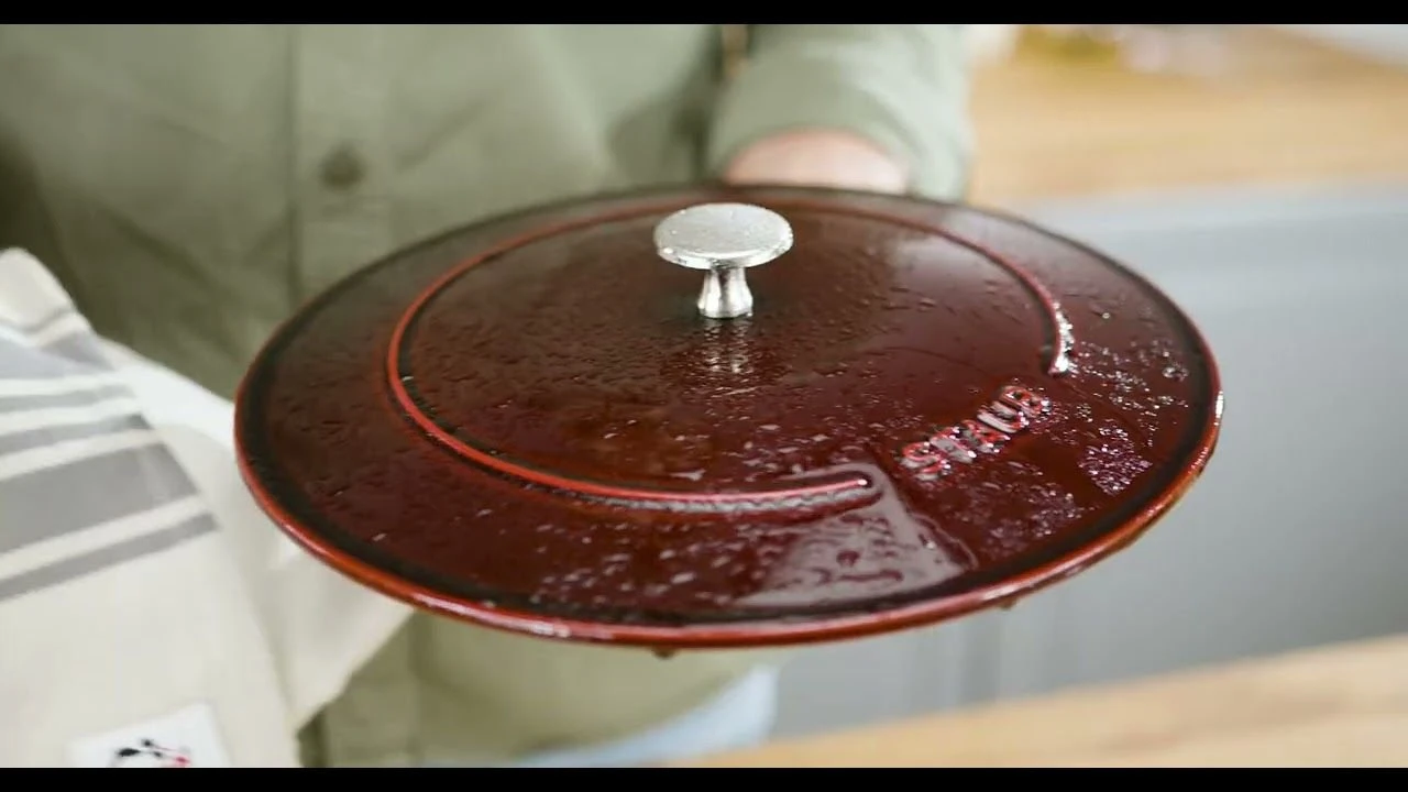 Staub Stackable Cocotte, Braiser, And Grill Pan With Lid | Dark Blue - Image 14