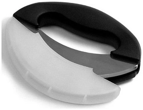 Norpro Stainless Steel Mezzaluna Chopper Knife - Image 2