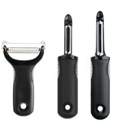 OXO 3 Piece Peeler Set - Black