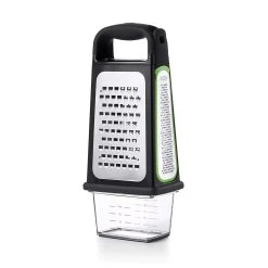 OXO Etched Box Grater With Removable Zester