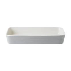 Royal Doulton Gordon Ramsay Maze Collection 2.5 Qt. Rectangular Roaster | Light Grey