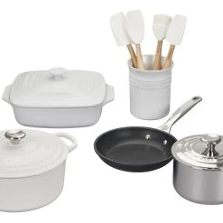 Le Creuset 12-Piece Mixed Material Set | White
