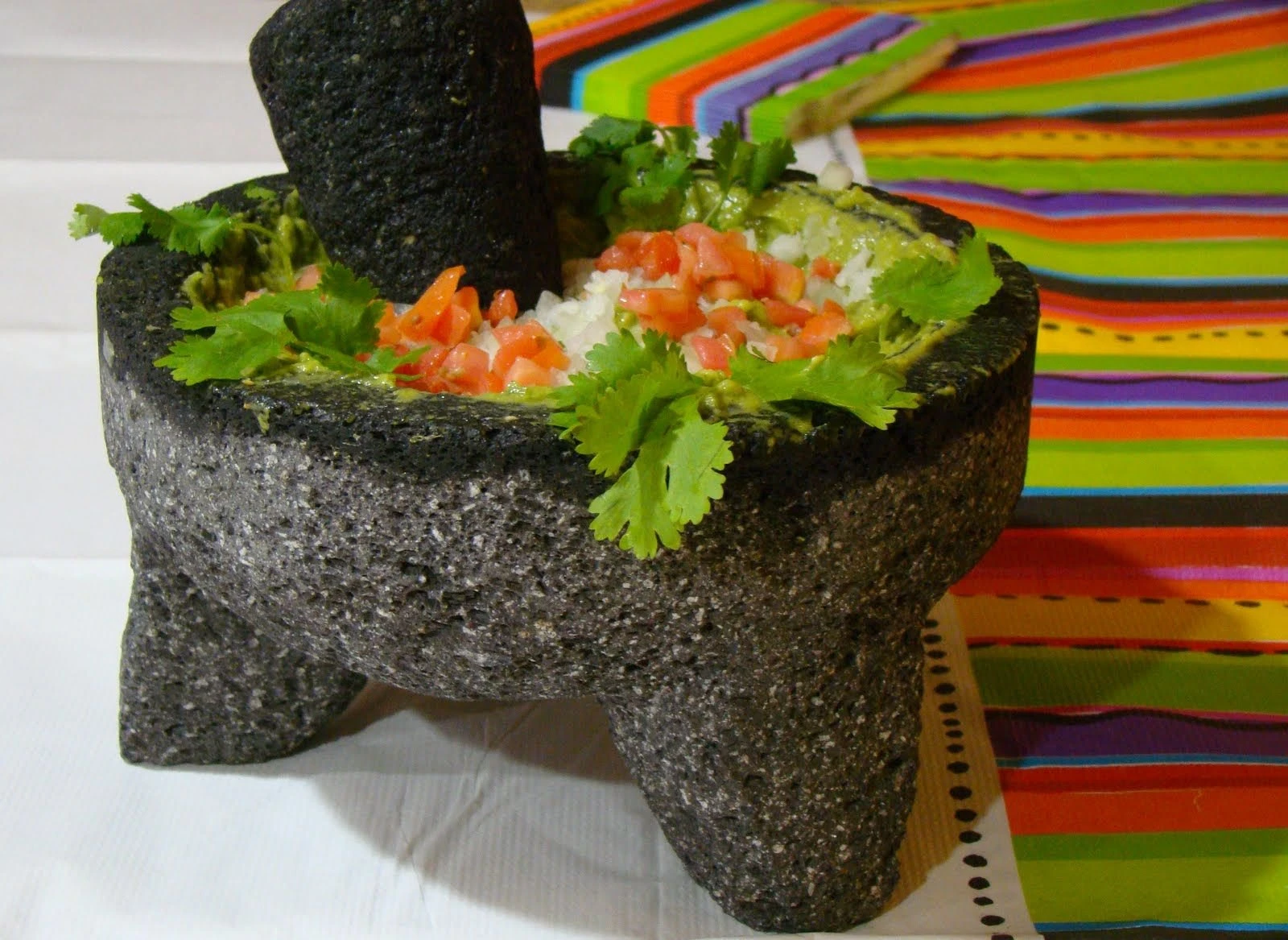 RSVP International RSVP Molcajete Mortar And Pestle - Black - Image 2