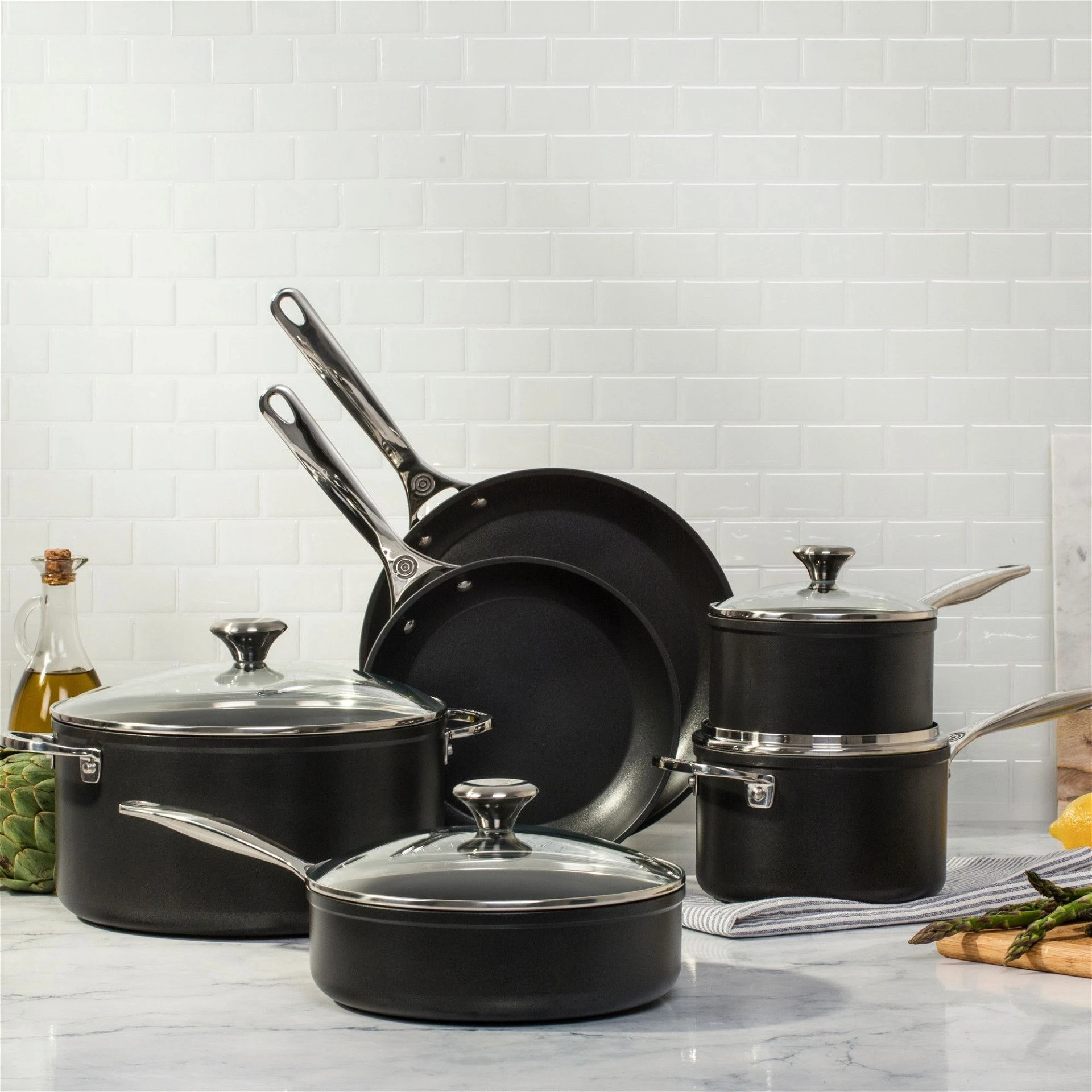 Le Creuset 10-Piece Cookware Set | Toughened Nonstick Pro - Image 9