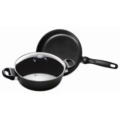 Swiss Diamond | XD 3-Piece Cookware Set - 11" Fry Pan & 4.3 Quart Sauté Pan With Lid